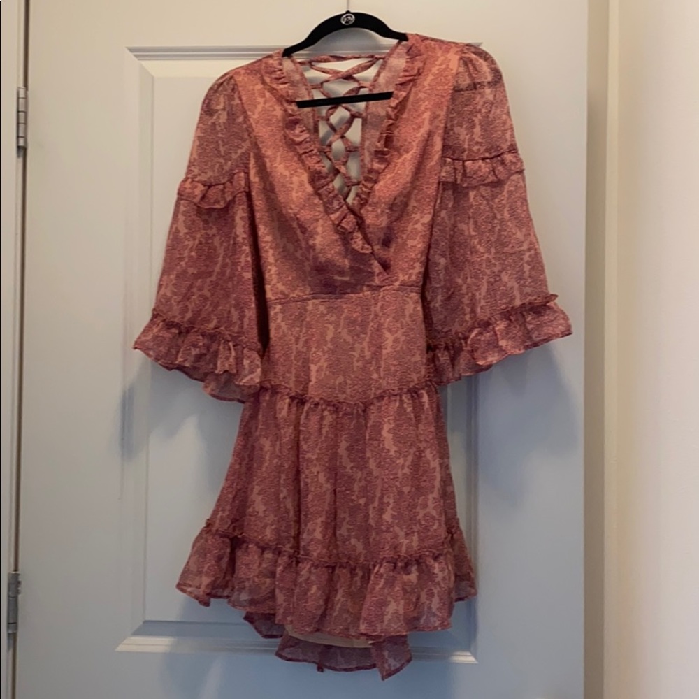 Floral print dress